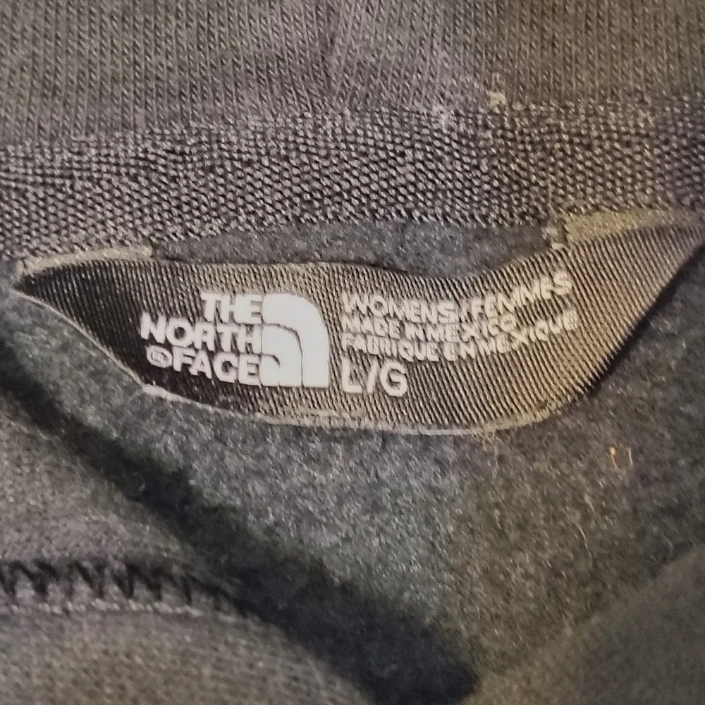 The North Face Mens Half Dome‎ Logo Pullover Hoodie Black Sweatshirt Size Large